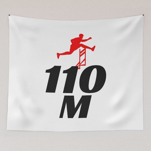 Item preview, Hurdles Hurdling Hurdler Running Runner Athletics designed and sold by CuteDesigns1.