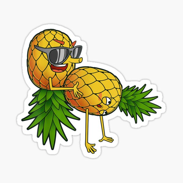 Down Pineapple Stickers for Sale Redbubble image