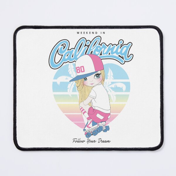 Item preview, Weekend in California Girly Gift and Baby T Shirt Design designed and sold by Sunnyhova.