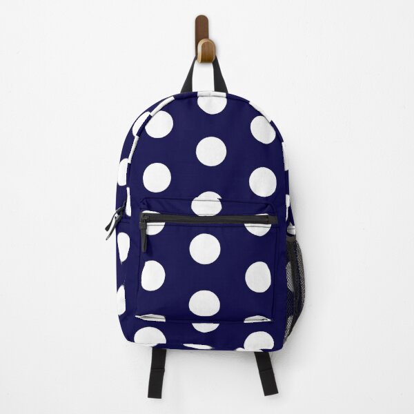 Item preview, White dots in dark blue designed and sold by bigmoments.