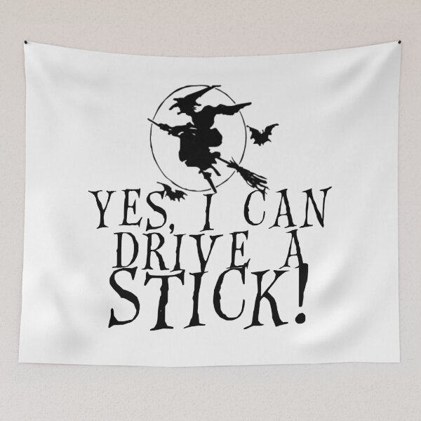 Item preview, HALLOWEEN WITCH: CAN DRIVE STICK designed and sold by CalliopeSt.