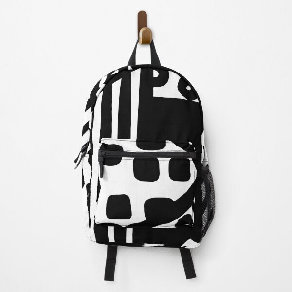 Item preview, Abstract geometric black and white pattern designed and sold by bigmoments.