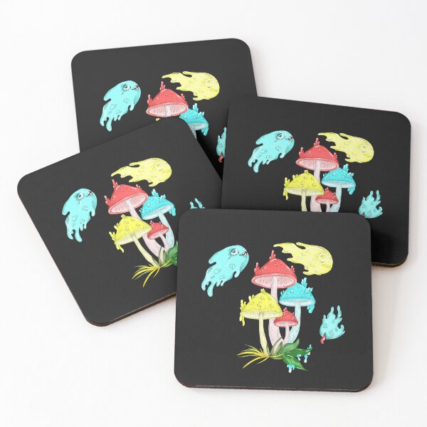 Item preview, Colorful magic mushrooms designed and sold by Mariia Berezhna.
