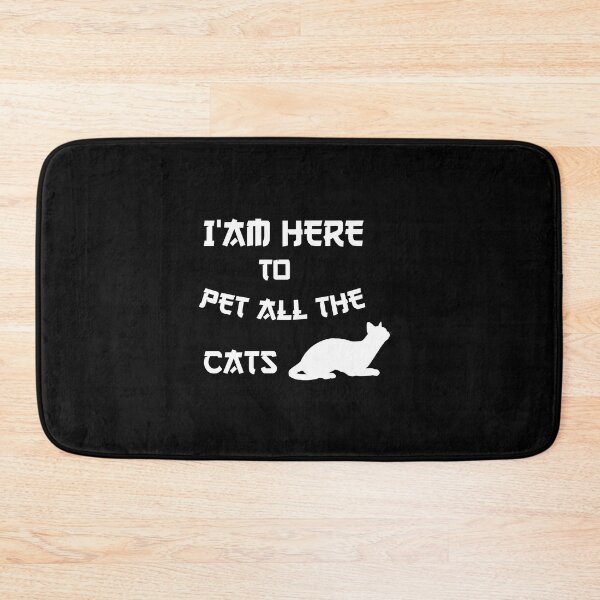Item preview, i'am here to pet all the cats funny tshirt ,gift,birthday designed and sold by illustramanshop.
