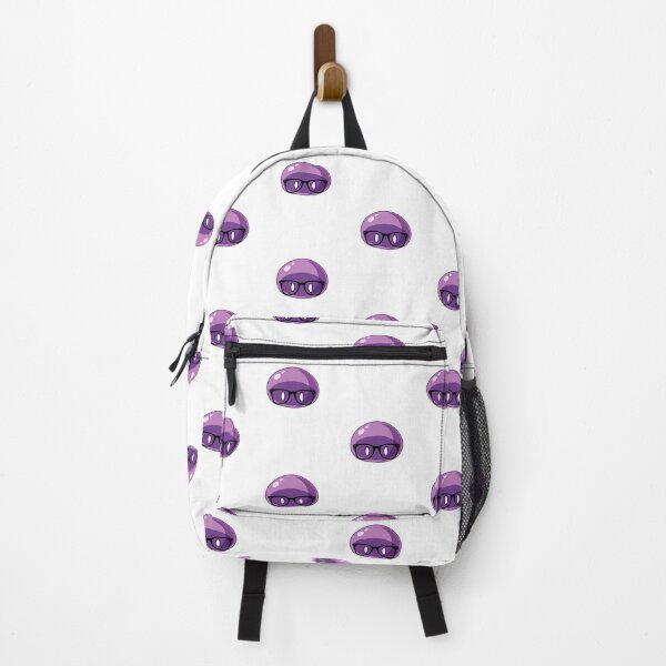 Aperçu de l'œuvre Chibi Nerdy Purple Slime | Émote d'anime créée et vendue par BBMarioni.