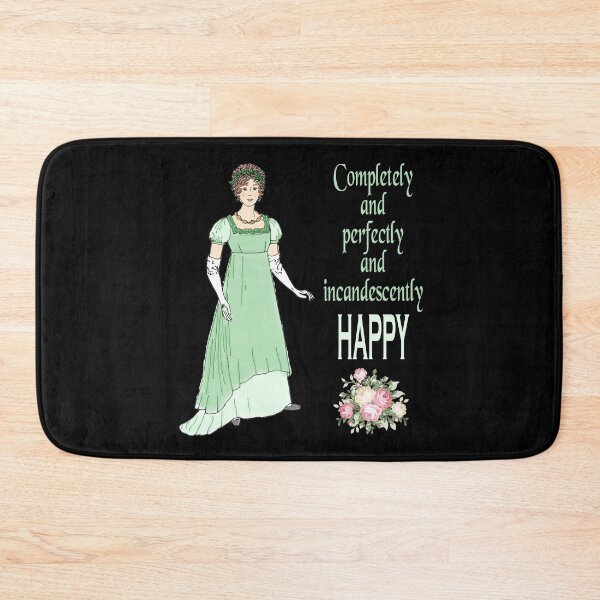 Item preview,  Jane Austen Pride and Prejudice Quotes Romantic Novel Completely Happy designed and sold by TopTeeShop.