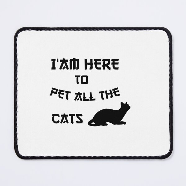 Item preview, Copie de i'am here to pet all the cats funny tshirt ,gift,birthday designed and sold by illustramanshop.