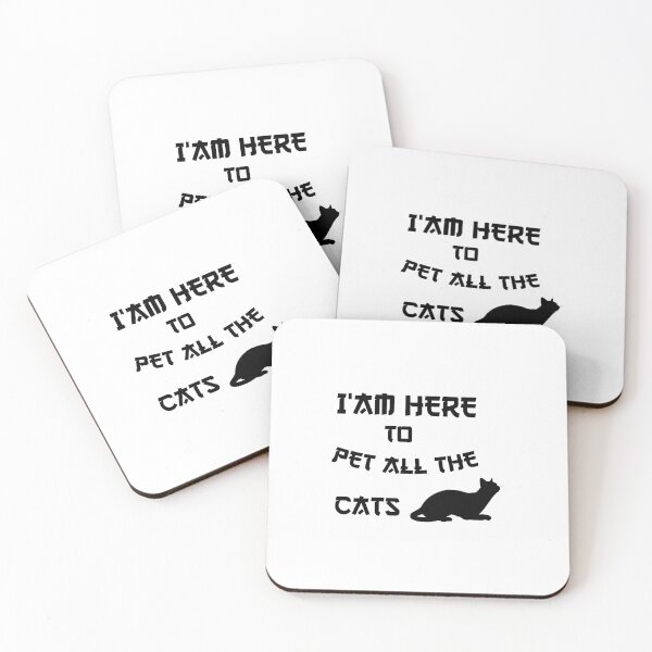 Item preview, Copie de i'am here to pet all the cats funny tshirt ,gift,birthday designed and sold by illustramanshop.