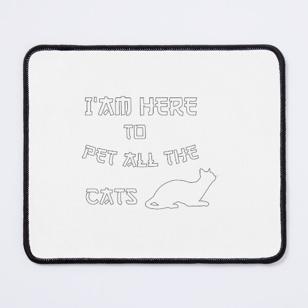 Item preview, i'am here to pet all the cats funny tshirt ,gift,birthday designed and sold by illustramanshop.