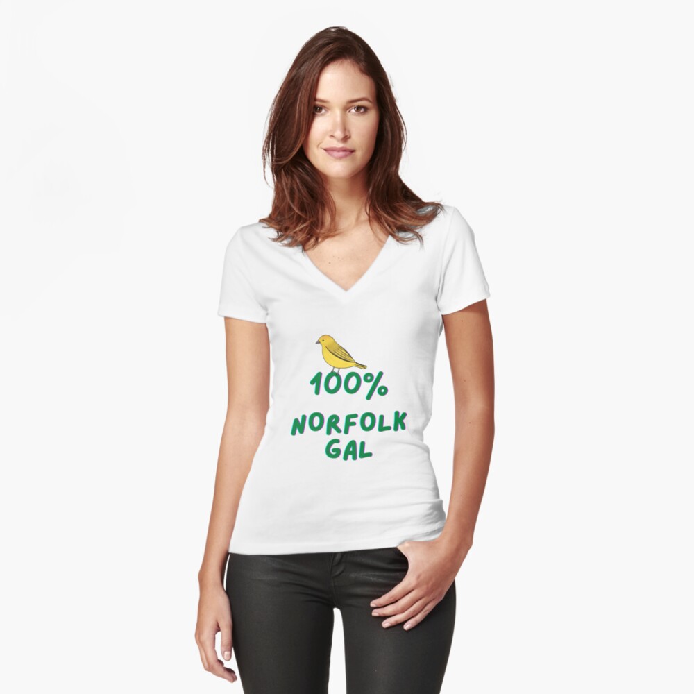 Item preview, Fitted V-Neck T-Shirt designed and sold by MyriadLifePhoto.