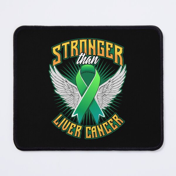 Item preview, Stronger Than Liver Cancer Awareness Emerald Green Ribbon designed and sold by Andy8891.