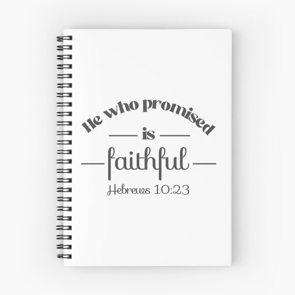Item preview, Christian Design - He Who Promised is Faithful - Hebrews 10 23 designed and sold by simplydesignart.