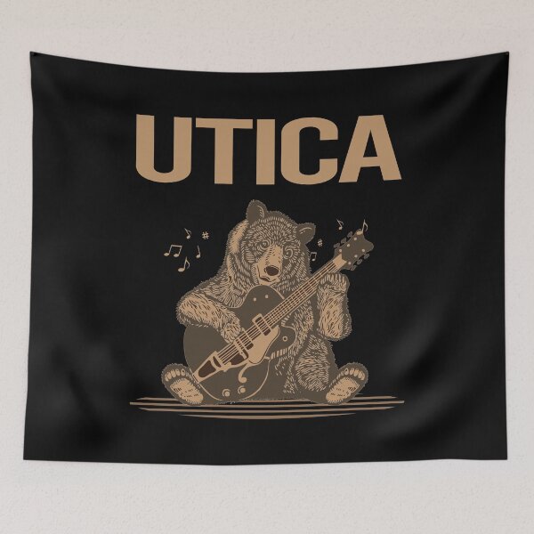 Item preview, Bear With Guitar Utica designed and sold by hurseslossb.