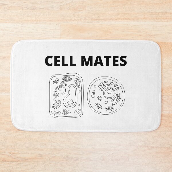 Aperçu de l'œuvre Cell Mates - Biologie Graphique (Blanc) créée et vendue par MonDesigns.