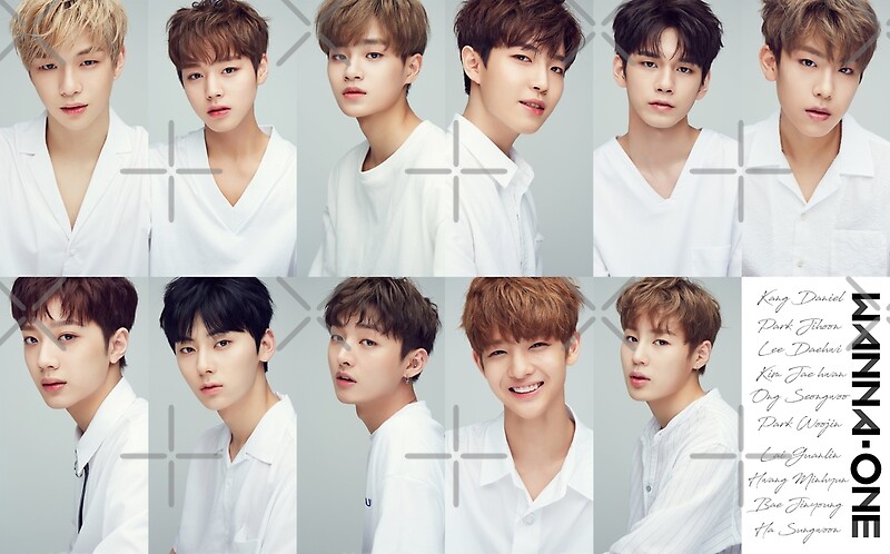  WANNA  ONE    ft Group Profile  Poster Posters by 