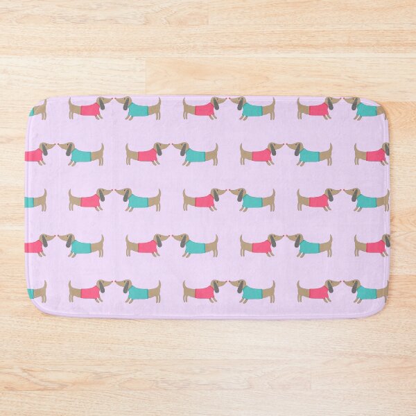 Item preview, Cute dog lovers in pink background designed and sold by bigmoments.