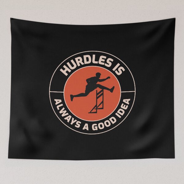 Item preview, Hurdles Hurdling Hurdler Running Runner Athletics designed and sold by CuteDesigns1.