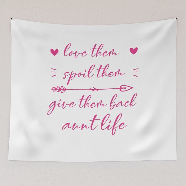 Item preview, love them spoil them give them back AUNTLIFE tshirt funny,gift,birthday designed and sold by illustramanshop.