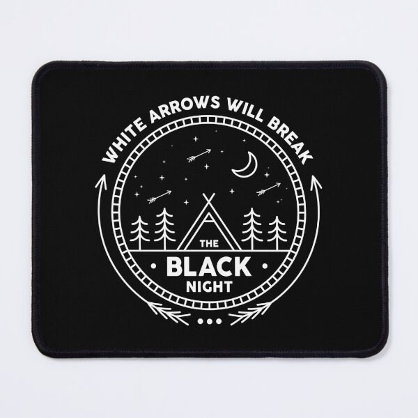 Item preview, White arrows will break the black night designed and sold by TheDesignIgloo.