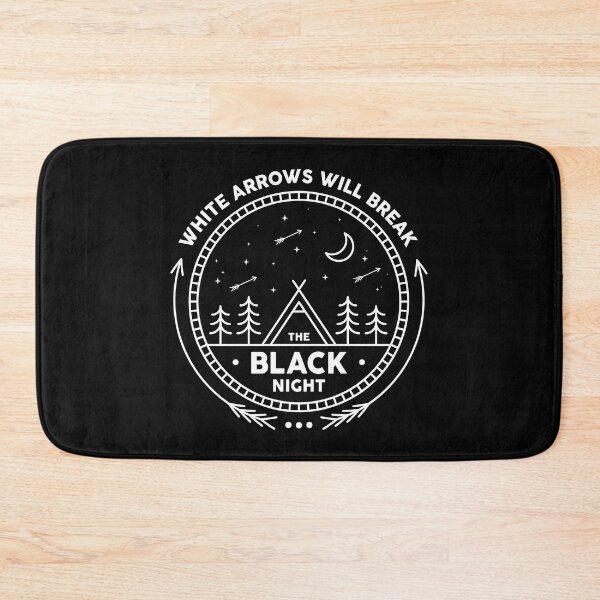 Item preview, White arrows will break the black night designed and sold by TheDesignIgloo.