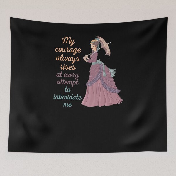 Item preview,  Jane Austen My Courage Pride and Prejudice Quotes Romantic Novel designed and sold by TopTeeShop.
