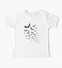 Swirly Bat Swarm Baby Tee