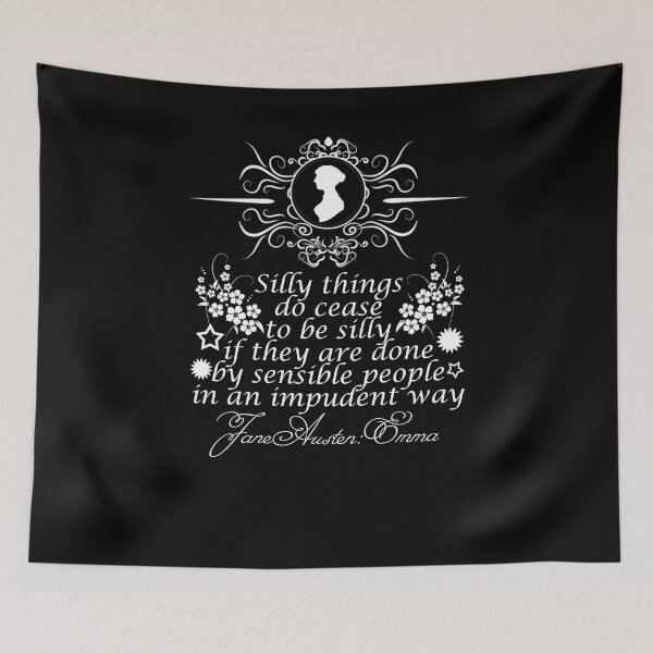 Item preview,   Jane Austen Book Club Fans Pride and Prejudice Quotes Romantic Novel designed and sold by TopTeeShop.