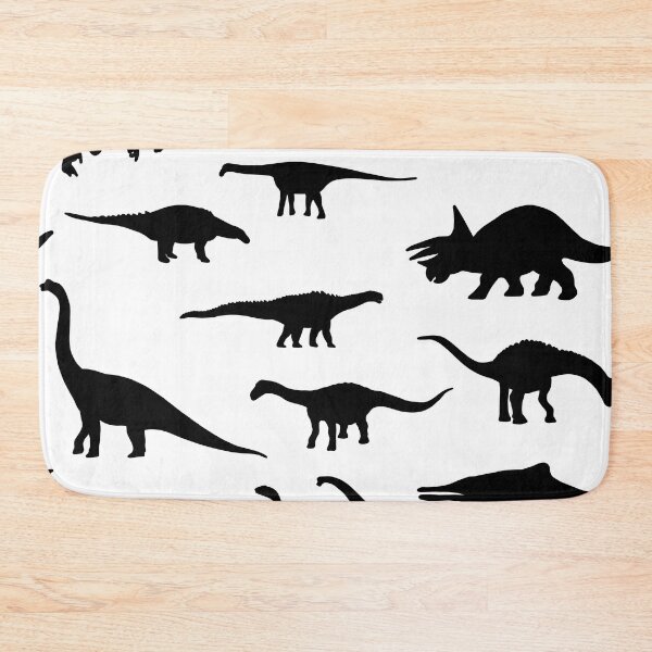 Item preview, Black and white dinosaurus pattern designed and sold by bigmoments.