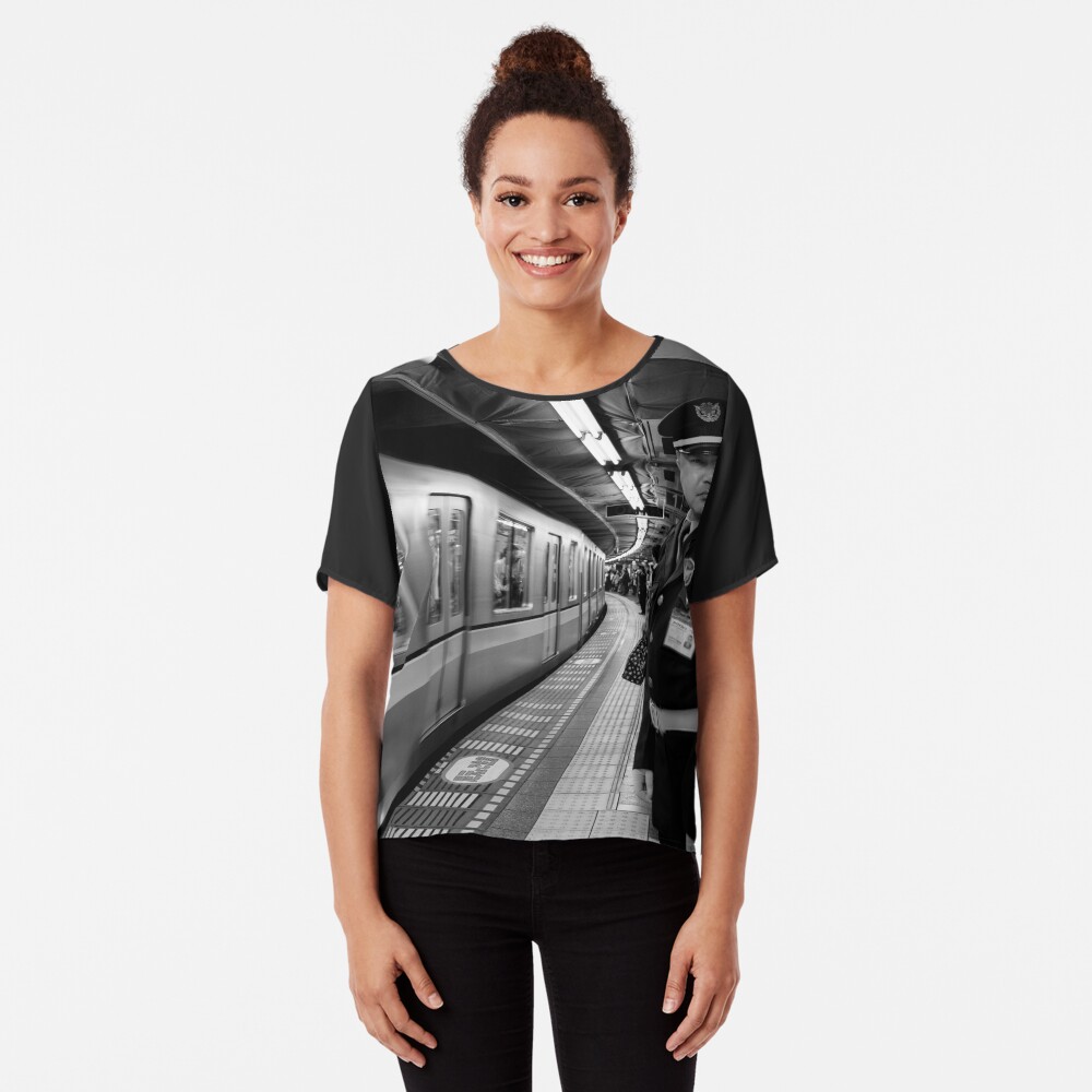 Stand Clear - Tokyo Japan Chiffon Top