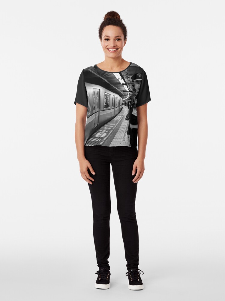 Alternate view of Stand Clear - Tokyo Japan Chiffon Top