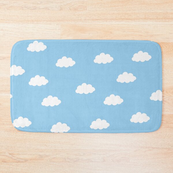 Item preview, White clouds in blue background designed and sold by bigmoments.