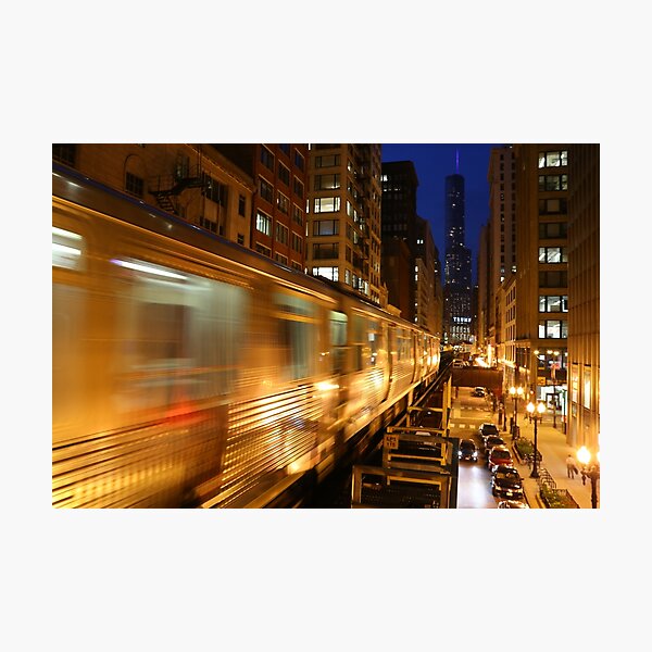 Item preview, Chicago Elevated Train designed and sold by mvpaskvan.