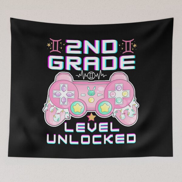 Item preview, Back to School Video Gamer 2nd Grade Level Unlocked designed and sold by worldmodi.