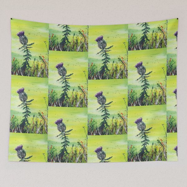 Item preview, Flower of Scotland Scottish Thistle by ScottishArtElly designed and sold by ScottishArtElly.