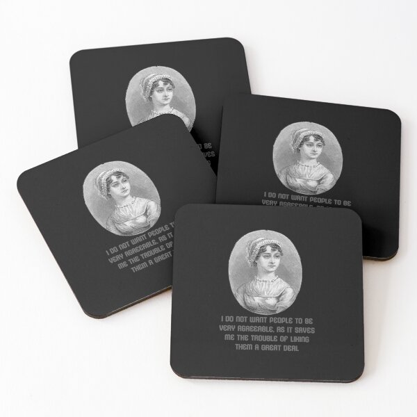 Item preview,  Jane Austen Book Club Fans Pride and Prejudice Quotes Romantic Novel designed and sold by TopTeeShop.