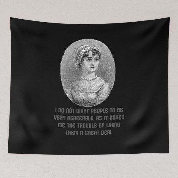 Item preview,  Jane Austen Book Club Fans Pride and Prejudice Quotes Romantic Novel designed and sold by TopTeeShop.