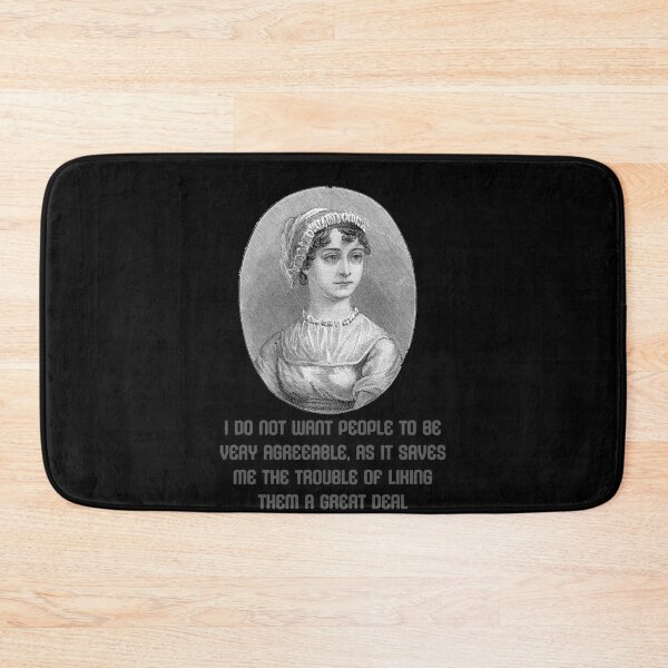 Item preview,  Jane Austen Book Club Fans Pride and Prejudice Quotes Romantic Novel designed and sold by TopTeeShop.