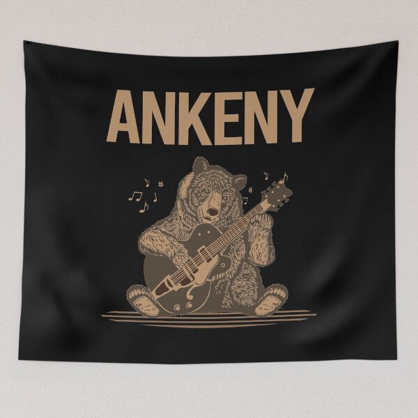 Item preview, Bear With Guitar Ankeny designed and sold by hurseslossb.
