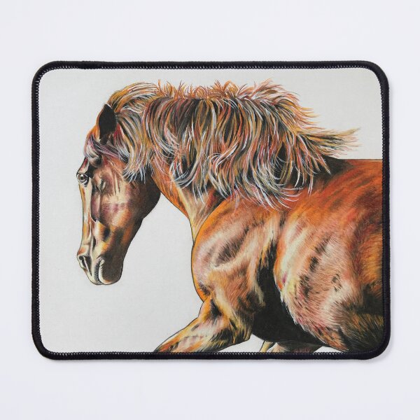 Item preview, Running free (chestnut stallion galloping) designed and sold by Karen Elaine Evans.