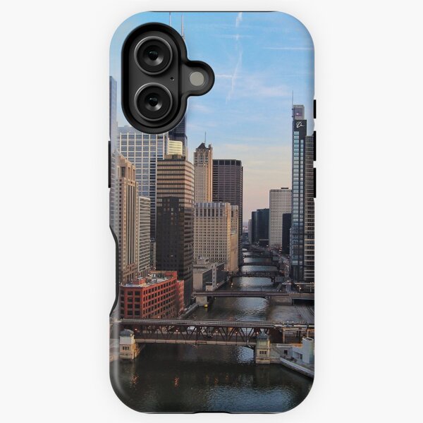 Item preview, Chicago River and Skyline designed and sold by mvpaskvan.