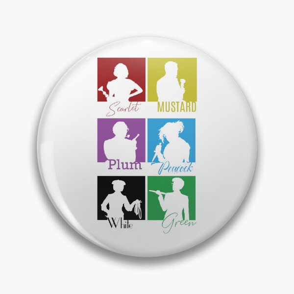 Item preview, Clue (1987) Character Lineup v2 designed and sold by IdeaBag R3wind.
