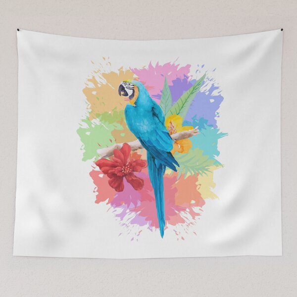 Item preview, Colorful rockstar parrot designed and sold by Elvira Hyvönen.