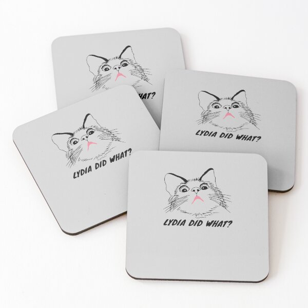 Item preview, Funny Jane Austen Cat Book Club Fans Pride and Prejudice Lydia Did What? designed and sold by TopTeeShop.