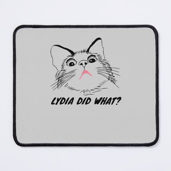 Item preview, Funny Jane Austen Cat Book Club Fans Pride and Prejudice Lydia Did What? designed and sold by TopTeeShop.