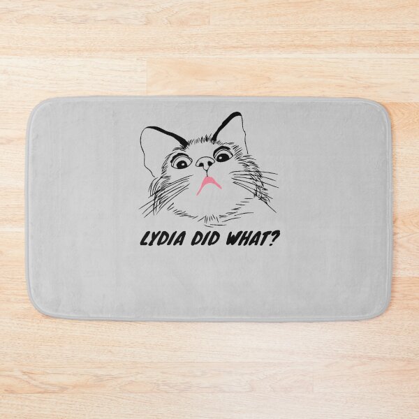 Item preview, Funny Jane Austen Cat Book Club Fans Pride and Prejudice Lydia Did What? designed and sold by TopTeeShop.