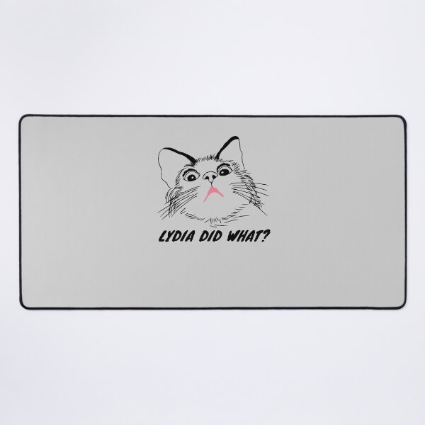 Item preview, Funny Jane Austen Cat Book Club Fans Pride and Prejudice Lydia Did What? designed and sold by TopTeeShop.