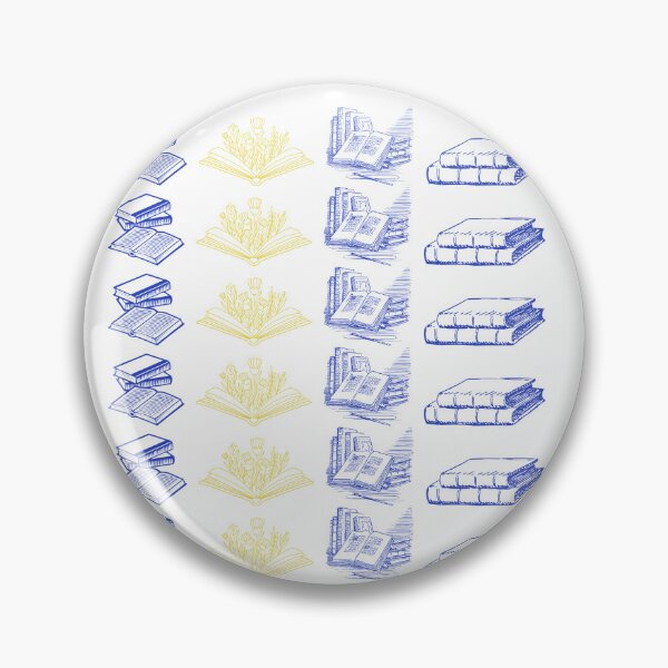 Item preview, Blue and Yellow Book Pattern designed and sold by Hypert-Shirt.