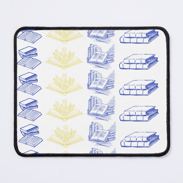 Item preview, Blue and Yellow Book Pattern designed and sold by Hypert-Shirt.