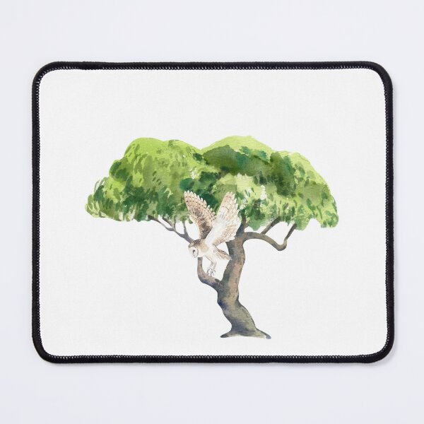Item preview, Barn Flying Owl Tree Nature designed and sold by Sagittarius-Lin.