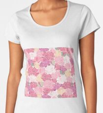 Blushing peonies Women's Premium T-Shirt